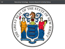 Tablet Screenshot of newjerseygenealogy.net